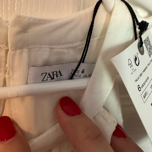 Kids Zara Dress white - Picture 3 of 3